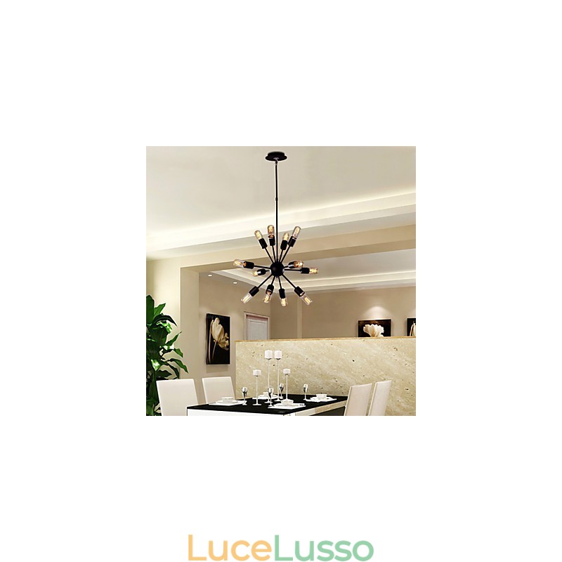 Lampadario in ferro Avant Garde con 12 luci