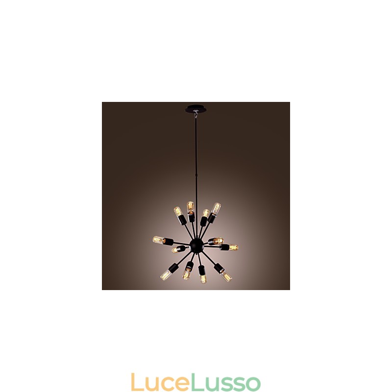 Lampadario in ferro Avant Garde con 12 luci