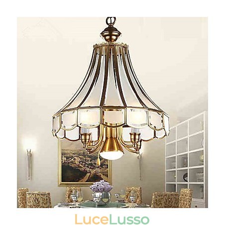 Lampade a sospensione in cristallo Mini stile tradizionale classico metallo Lampade a sospensione in cristallo Mini stile tradizionale classico metallo