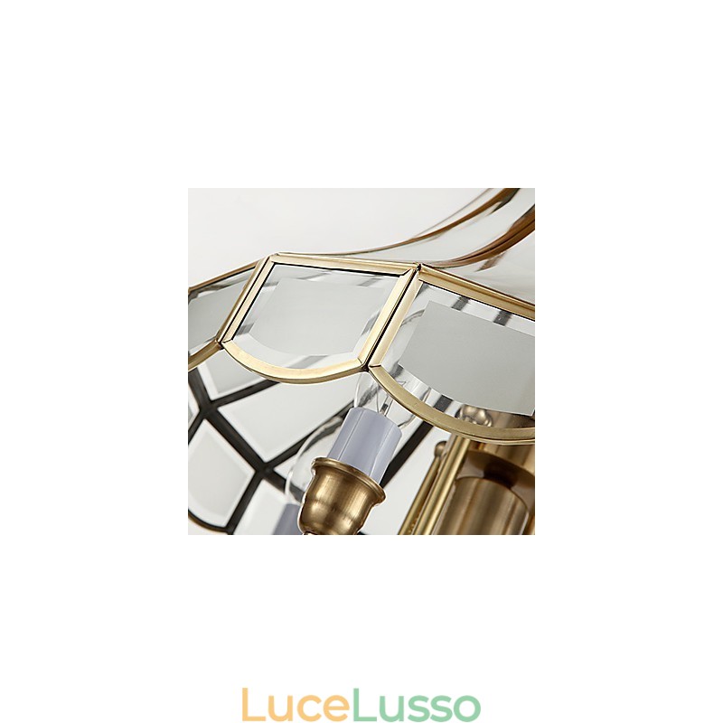 Lampade a sospensione in cristallo Mini stile tradizionale classico metallo