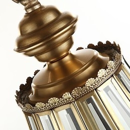 Lampade a sospensione in cristallo Mini stile tradizionale classico metallo