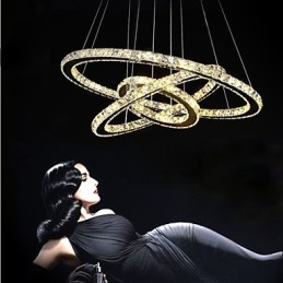 Lampade a sospensione Cristallo Moderno Contemporaneo Metallo