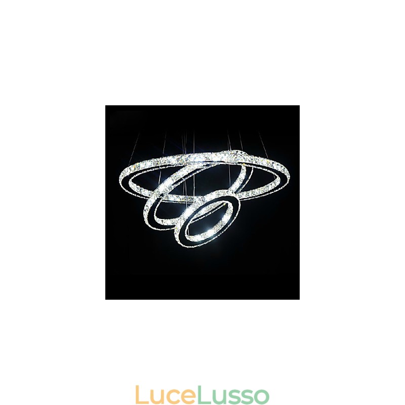 Lampade a sospensione Cristallo Moderno Contemporaneo Metallo