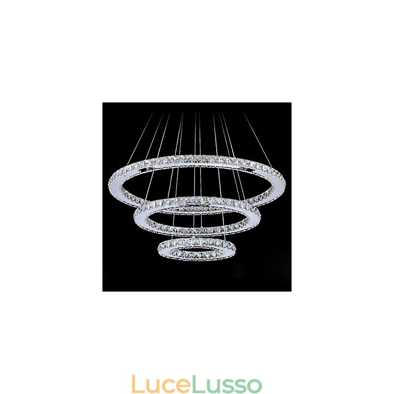 Lampade a sospensione Cristallo Moderno Contemporaneo Metallo