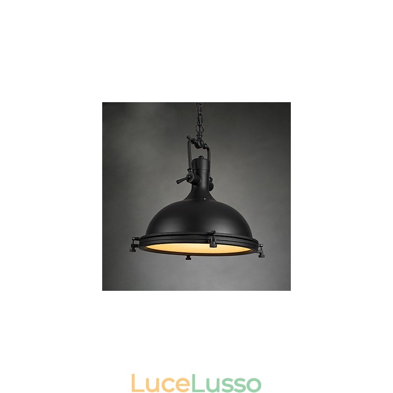 Lampada a sospensione singola industriale Decora stile loft Lampada a goccia in metallo vintage