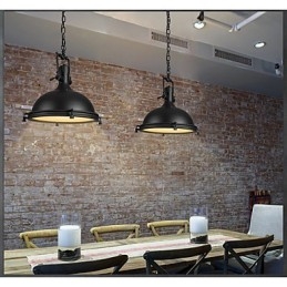 Lampada a sospensione singola industriale Decora stile loft Lampada a goccia in metallo vintage