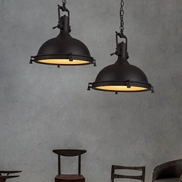 Lampada a sospensione singola industriale Decora stile loft Lampada a goccia in metallo vintage