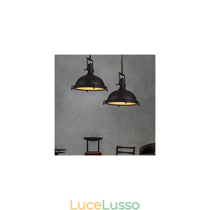 Lampada a sospensione singola industriale Decora stile loft Lampada a goccia in metallo vintage
