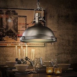 Lampada a sospensione singola industriale Decora stile loft Lampada a goccia in metallo vintage