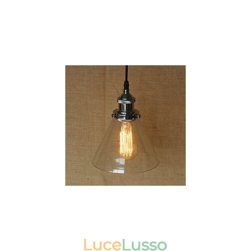 Lampada a sospensione tradizionale classica vintage retrò country globe