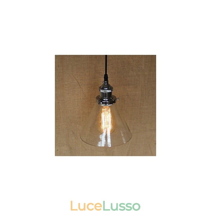 Lampada a sospensione tradizionale classica vintage retrò country globe