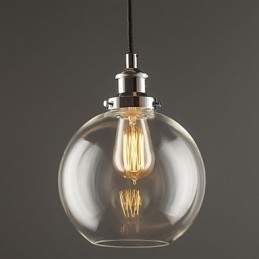 Lampada a sospensione tradizionale classica vintage retrò country globe