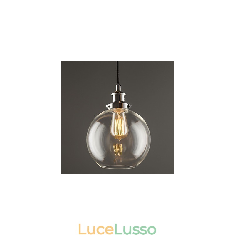 Lampada a sospensione tradizionale classica vintage retrò country globe