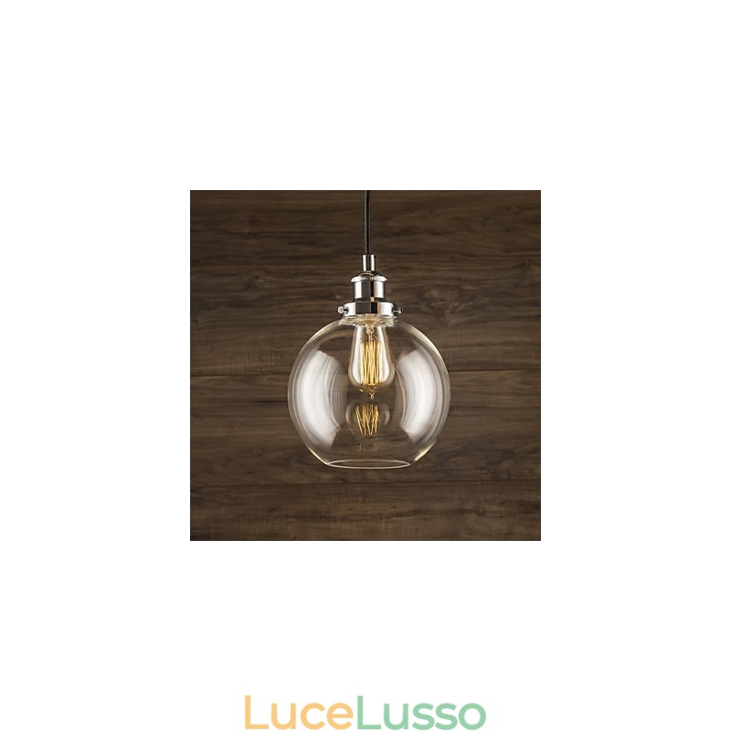 Lampada a sospensione tradizionale classica vintage retrò country globe