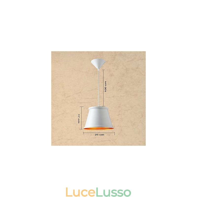 Classico rustico Lodge Vintage Mini Style dipinto lampada a sospensione in metallo