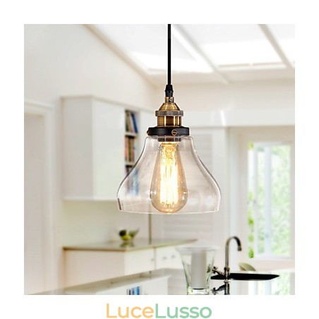 Lampada a sospensione tradizionale classica vintage retrò country globe Lampada a sospensione tradizionale classica vintage retrò country globe