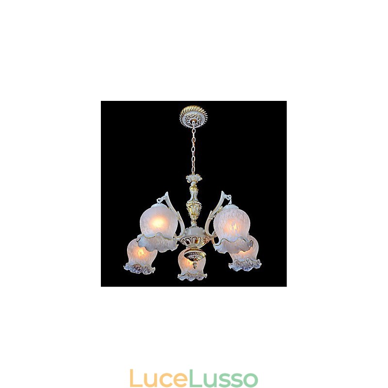 Lampada retrò Jane Ferro Illuminazione mediterranea 5