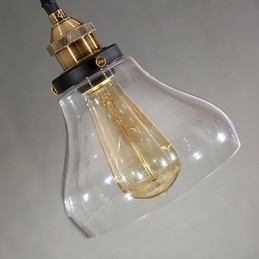 Lampada a sospensione tradizionale classica vintage retrò country globe