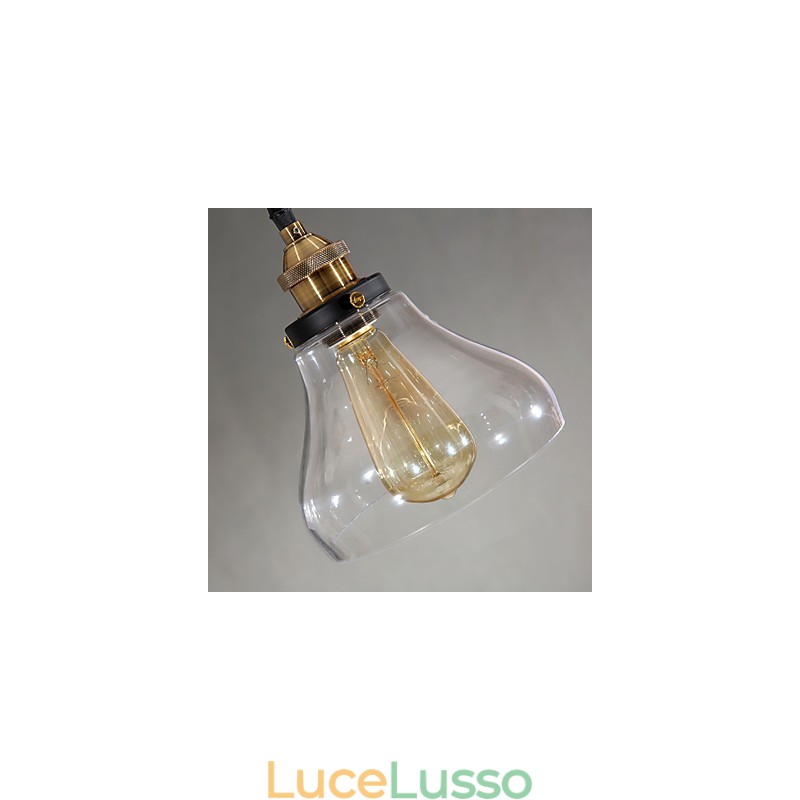 Lampada a sospensione tradizionale classica vintage retrò country globe
