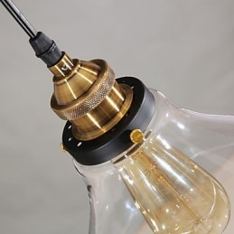 Lampada a sospensione tradizionale classica vintage retrò country globe
