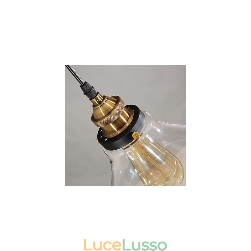 Lampada a sospensione tradizionale classica vintage retrò country globe