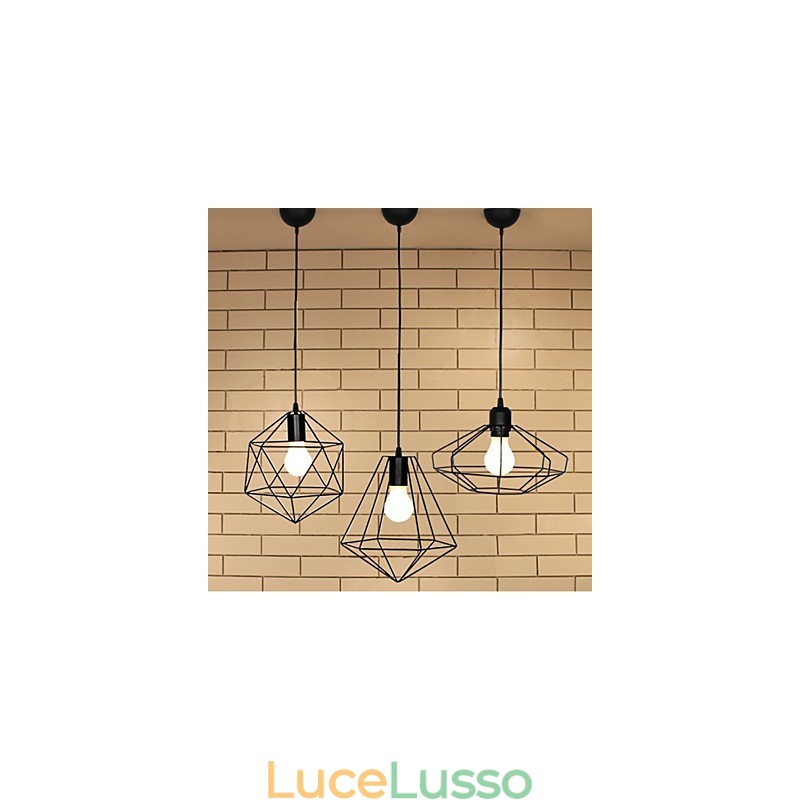 Lampada a sospensione in metallo Country Designers