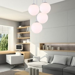 Lampada a sospensione in vetro contemporaneo a 1 luce