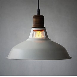 Lampada a sospensione industriale vintage in metallo mini 1 luce multicolore opzionale
