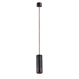 1 Mini lampada a sospensione anodizzata nera con alluminio