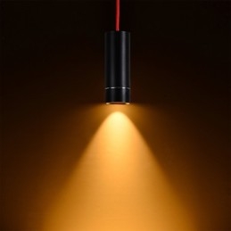 1 Mini lampada a sospensione anodizzata nera con alluminio