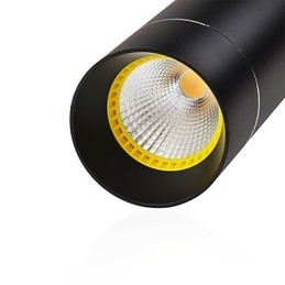 1 Mini lampada a sospensione anodizzata nera con alluminio