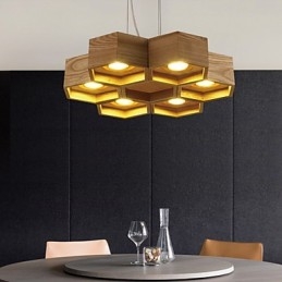 Lampade a sospensione Country Wood Bamboo