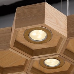 Lampade a sospensione Country Wood Bamboo
