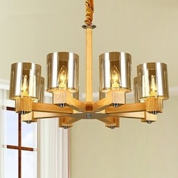 Lampade a sospensione Country Wood Bamboo