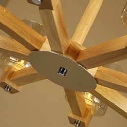 Lampade a sospensione Country Wood Bamboo