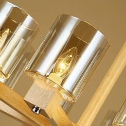Lampade a sospensione Country Wood Bamboo