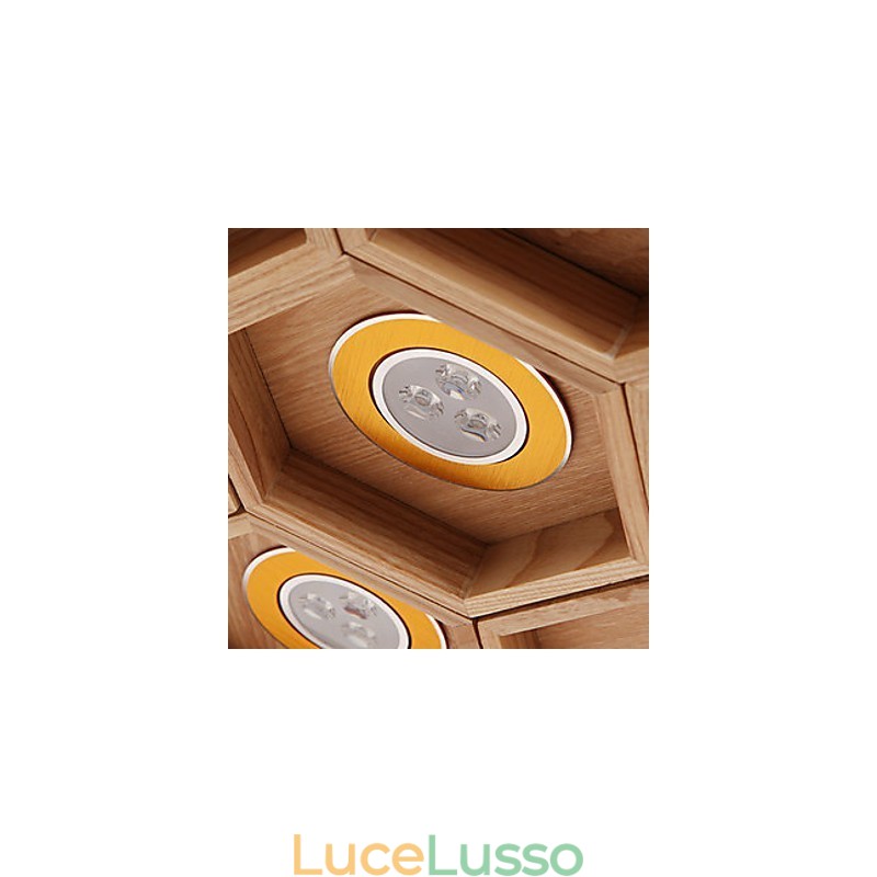 Lampade a sospensione Country Wood Bamboo
