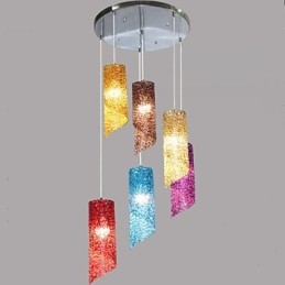 Testa Cilindrica Rotonda lunga Alluminio Cilindro Lampade creative