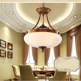 Lampadario in marmo europeo, luci in rame