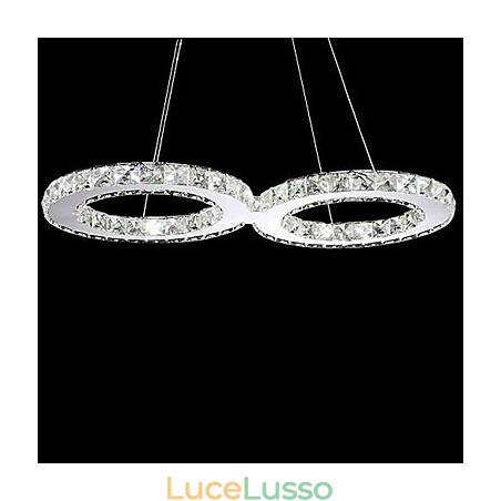 Lampadari a sospensione 2 luci moderni semplici artistici Lampadari a sospensione 2 luci moderni semplici artistici