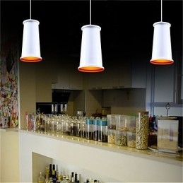 Lampada a sospensione in metallo con verniciatura in stile mini rustico classico vintage