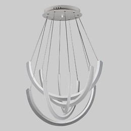 Lampada a sospensione lineare moderna decorativa industriale