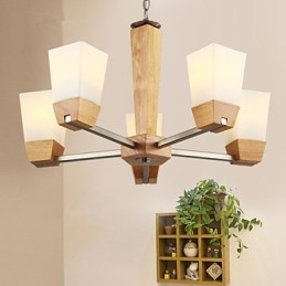 Lampade a sospensione Country Wood Bamboo
