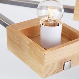 Lampade a sospensione Country Wood Bamboo