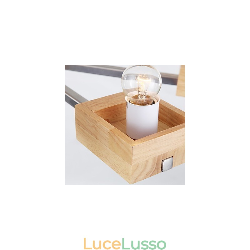 Lampade a sospensione Country Wood Bamboo