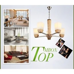 Lampade a sospensione Country Wood Bamboo