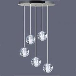 Lampadario in vetro di cristallo Hail