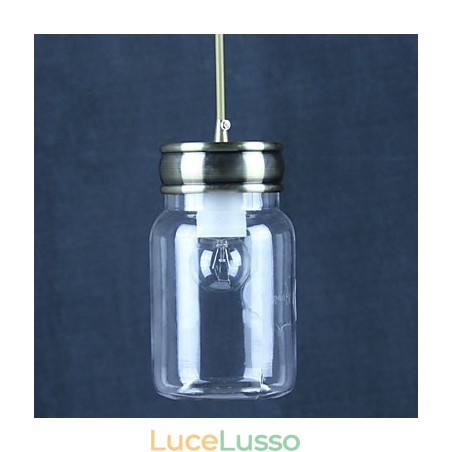Lampada a sospensione in vetro elettroplaccato Country Garage Lampada a sospensione in vetro elettroplaccato Country Garage