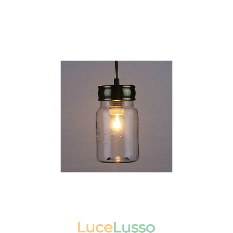Lampada a sospensione in vetro elettroplaccato Country Garage