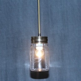 Lampada a sospensione in vetro elettroplaccato Country Garage